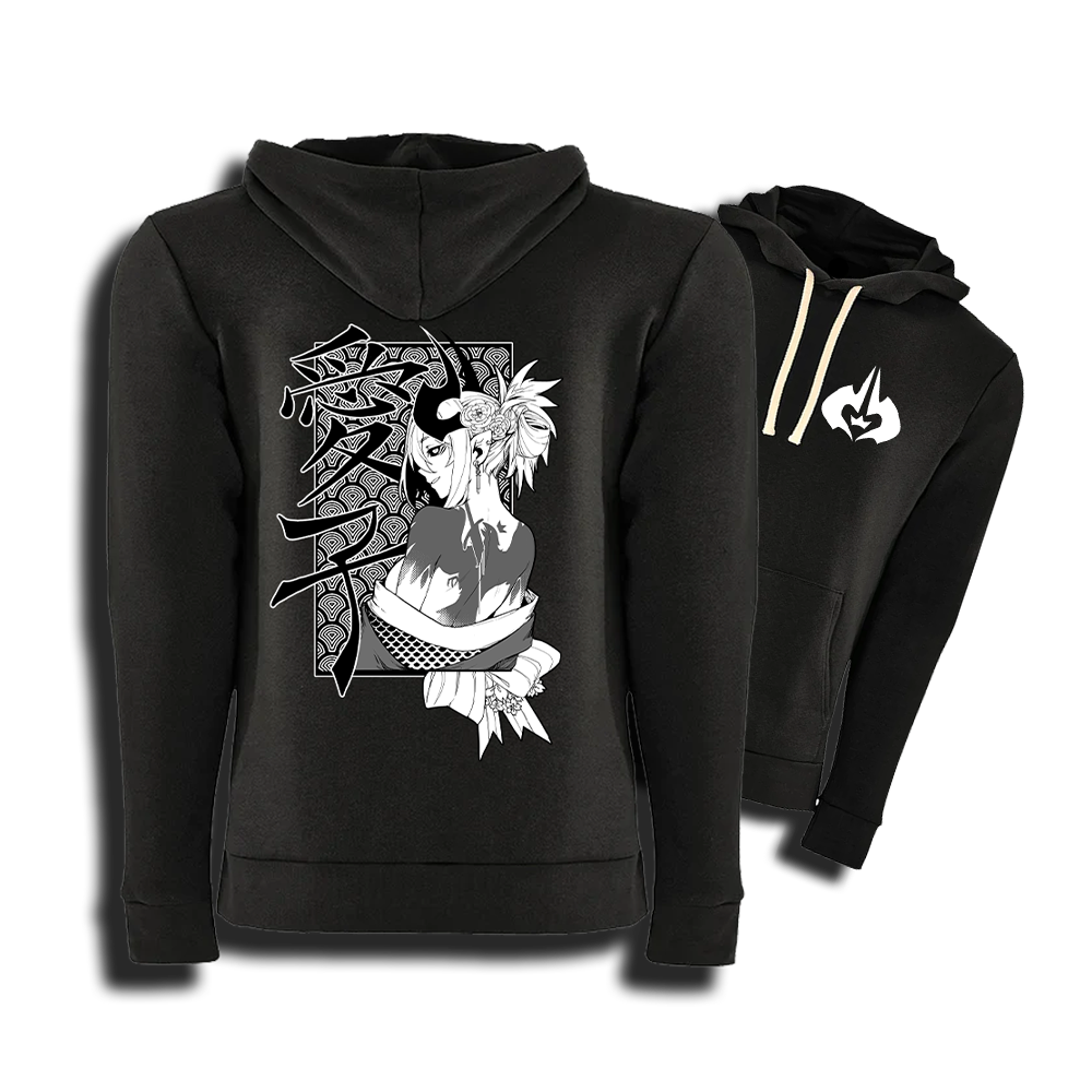 LessDraws | Aiko crow - Hoodie