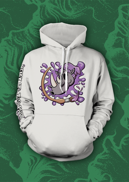 Dr. Rhino | It's Just Paint -  Pullover Hoodie